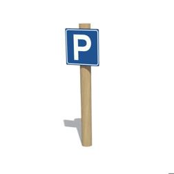 Verkeersbord parkeren